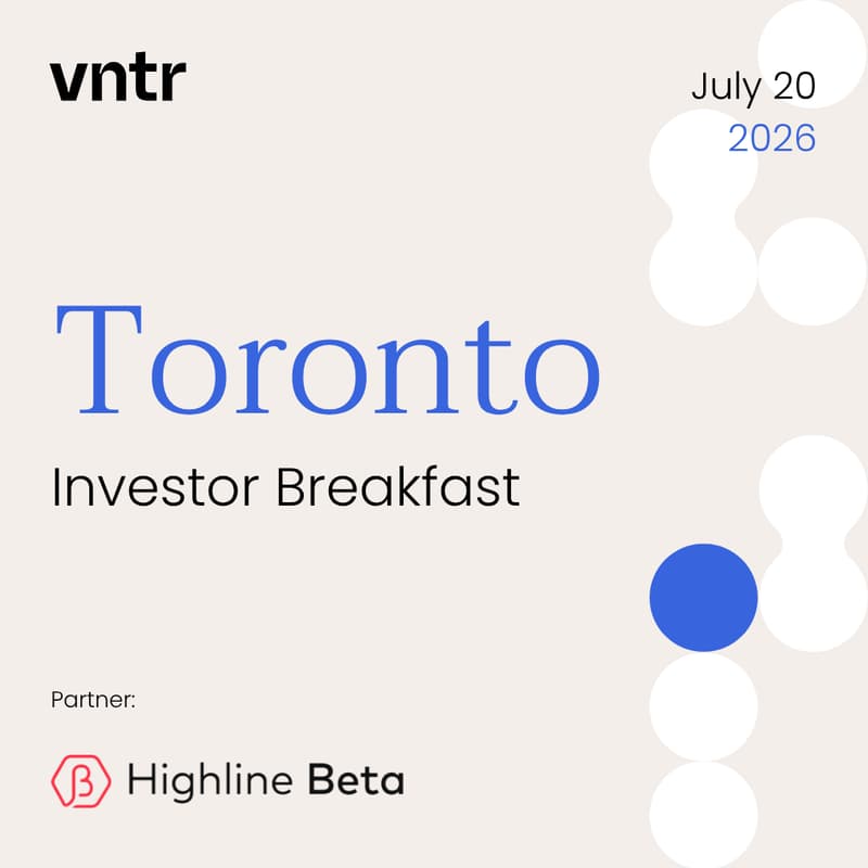 Cover Image for VNTR Investor Breakfast Toronto