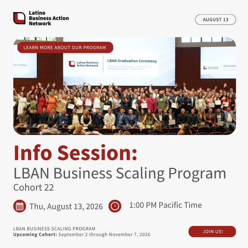 Cover Image for Info Session | LBAN Business Scaling Program - Cohort 22