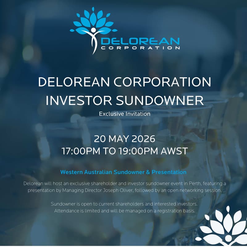 Cover Image for Delorean Investor Sundowner