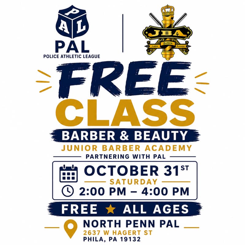 Cover Image for FREE Barber & Beauty Class | JBA x PAL