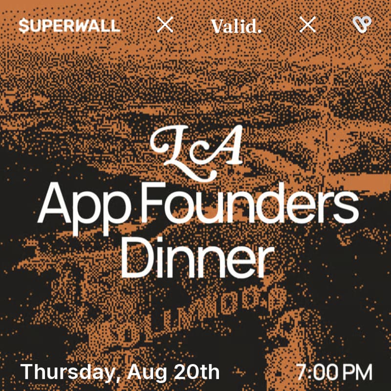 Cover Image for App Founders Dinner LA - Let's Chat Growth!