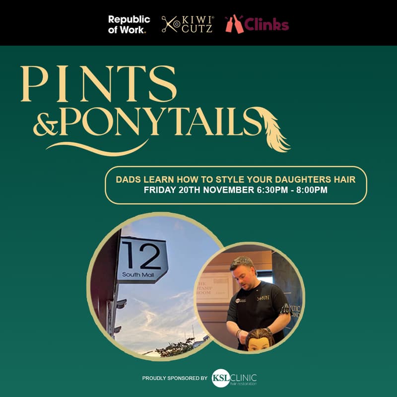 Cover Image for International Men's Day – Pints & Ponytails at Republic of Work