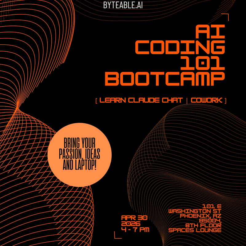 Cover Image for AI Coding 101 Bootcamp