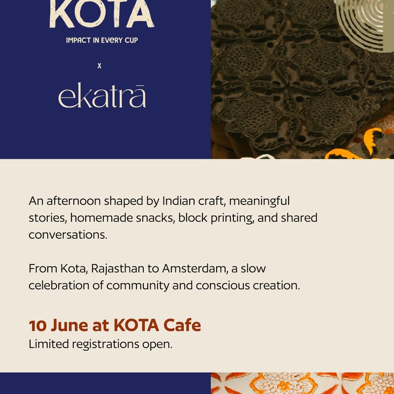 Cover Image for KOTA X Ekatra: How we Make Impact Through Every Cup