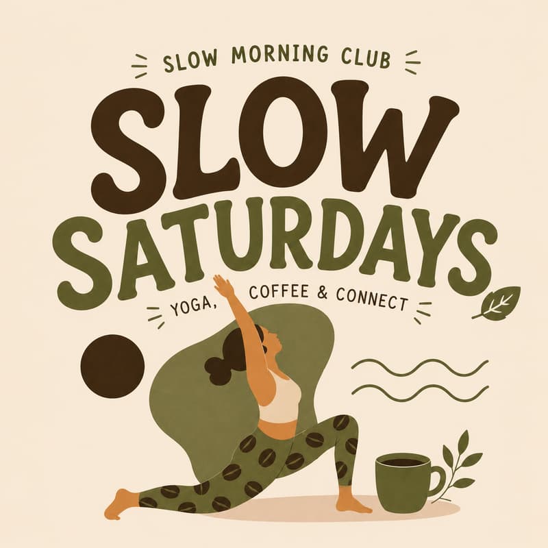 Cover Image for 🌿 Slow Saturdays: Yoga, Coffee & Connection - Coffee & Plant Café