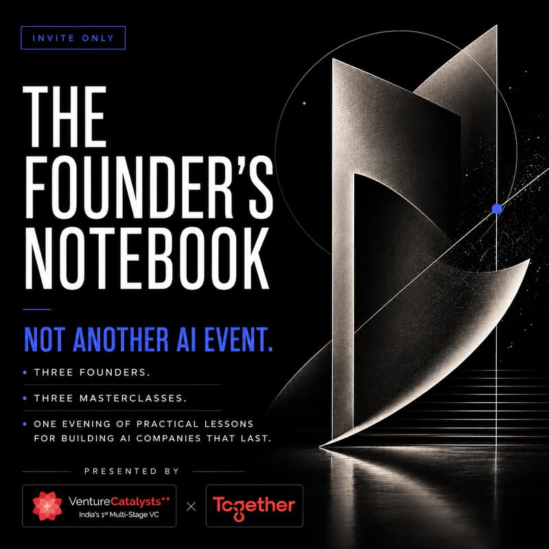 Cover Image for The Founder's Notebook by Venture Catalysts++ x Together