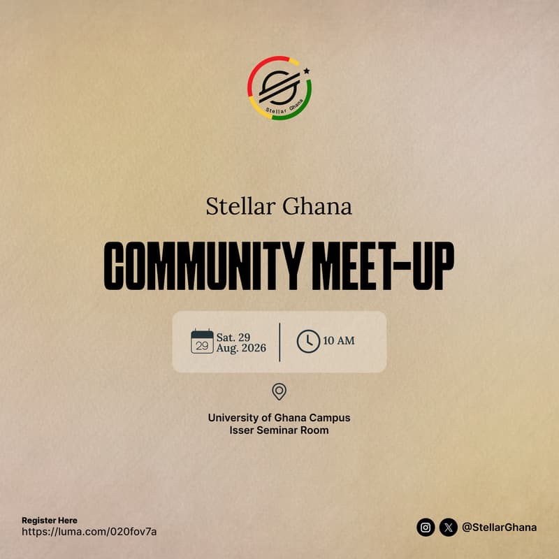 Cover Image for Stellar Ghana Community Meet-Up