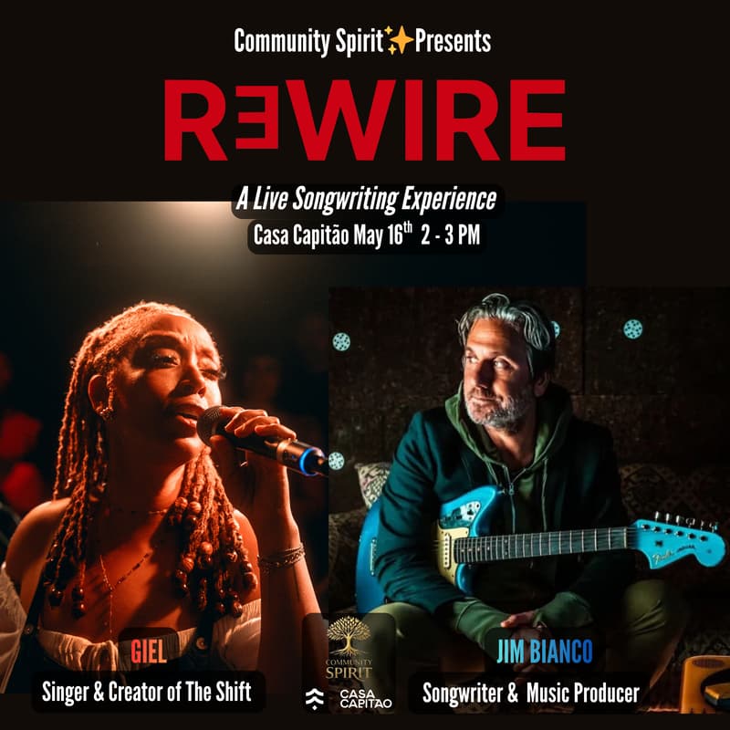 Cover Image for Community Spirit✨ Presents: ReWIRE — Live Songwriting Workshop