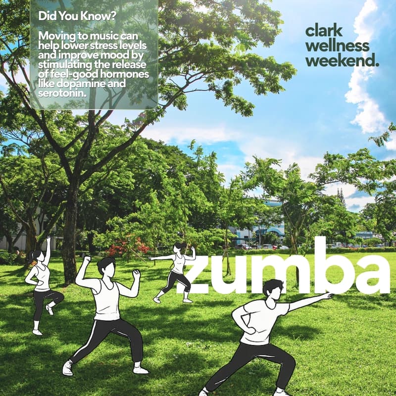 Cover Image for Zumba (June 20, 2026) - Clark Wellness Weekend