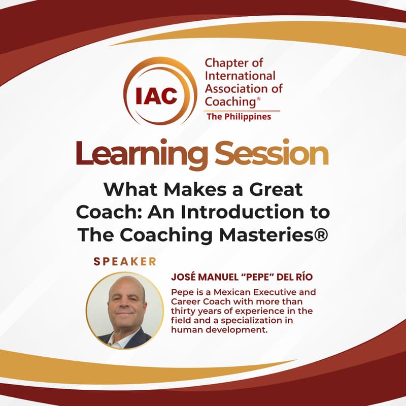 Cover Image for Learning Session: What Makes a Great Coach: An Introduction to The Coaching Masteries®