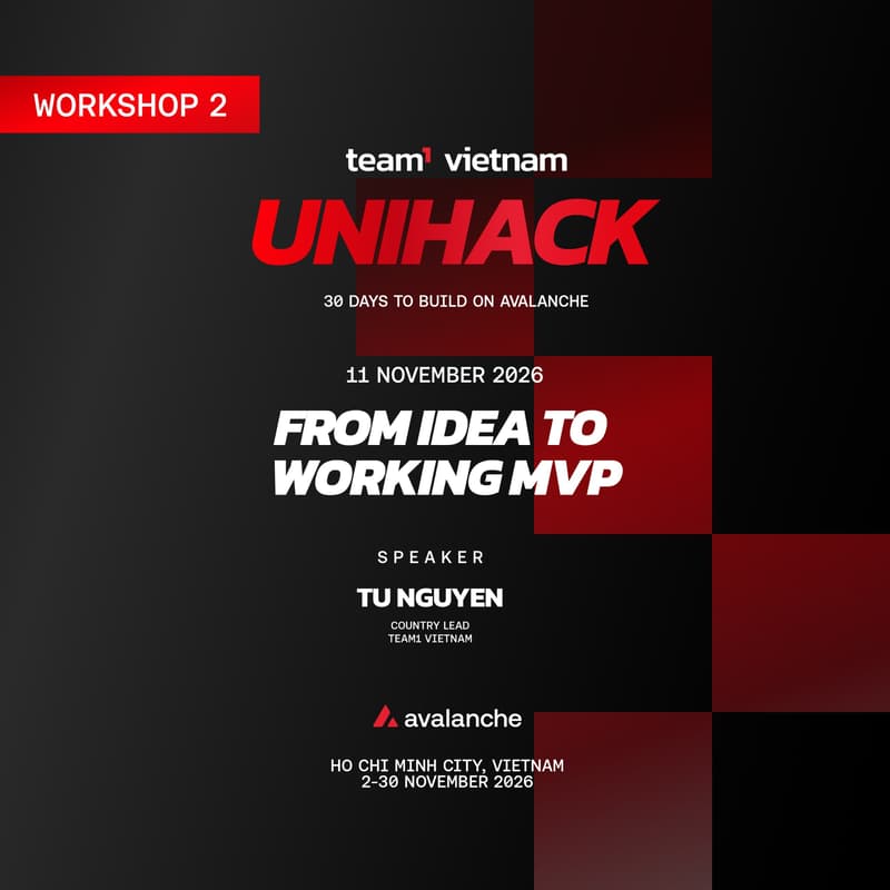 Cover Image for Team1 UniHack Workshop: From Idea to Working MVP