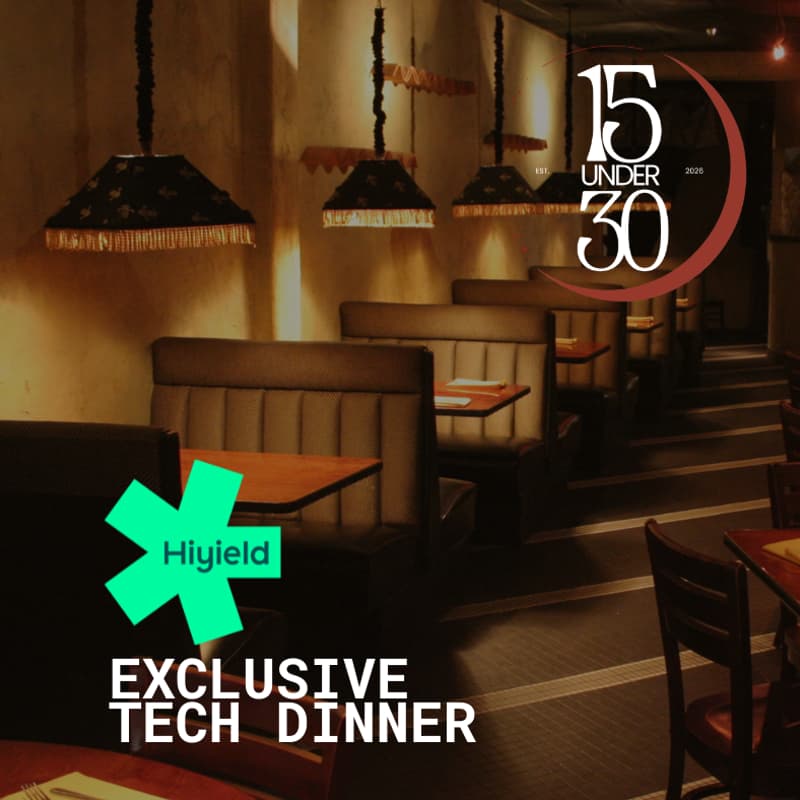 Cover Image for 15u30 May Edition: HiYield Tech Dinner
