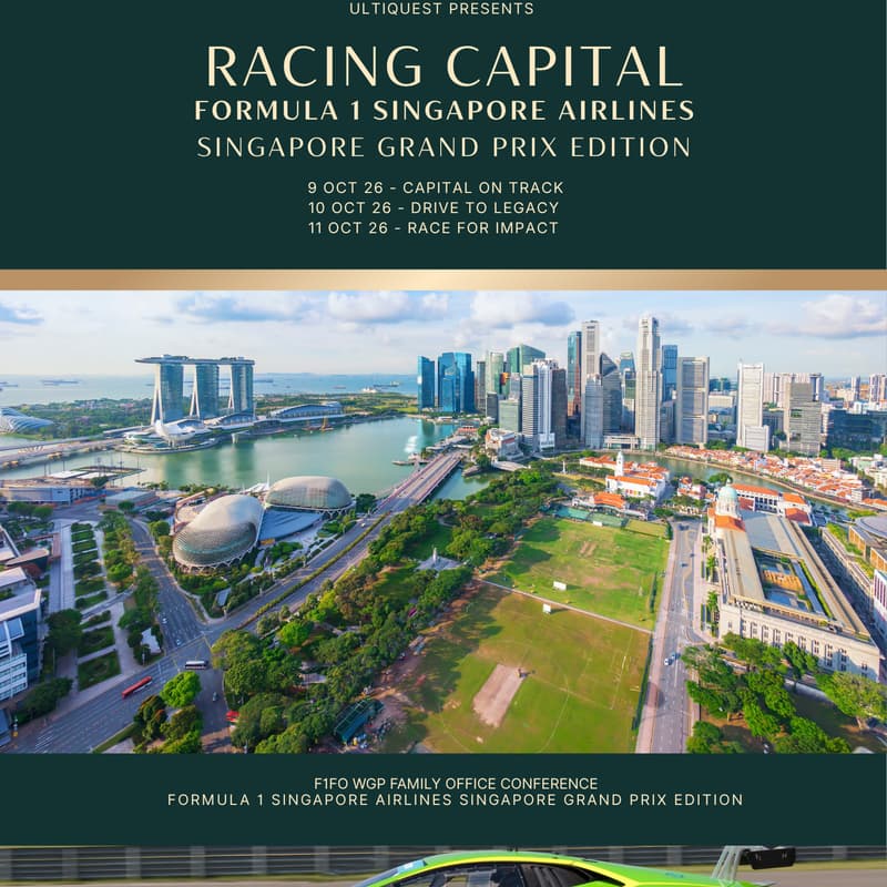 Cover Image for 9th Oct 26 - CAPITAL ON TRACK - FORMULA 1 SINGAPORE AIRLINES SINGAPORE GRAND PRIX EDITION 2026