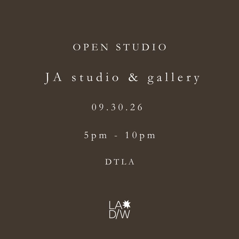 Cover Image for JA studio & gallery — open studio