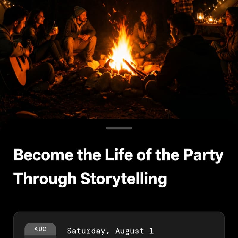 Cover Image for Become the Life of the Party Through Storytelling