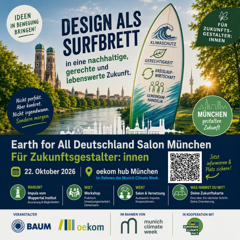 Cover Image for Ideen in Bewegung bringen: Design als Surfbrett in eine nachhaltige, gerechte und lebenswerte Zukunft