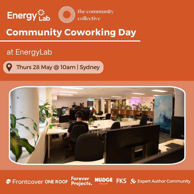 Cover Image for 🏵 Community Coworking Day @ EnergyLab