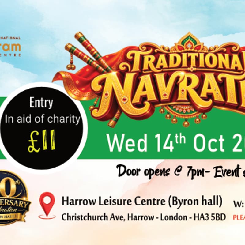 Cover Image for Day 5 - Wednesday - 14th Oct - Navratri Festival 2026