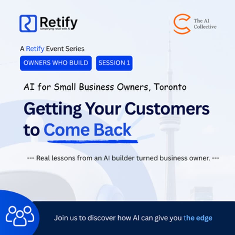 Cover Image for OWNERS WHO BUILD · SESSION 1: AI for Small Business Owners, Getting Your Customers to Come Back