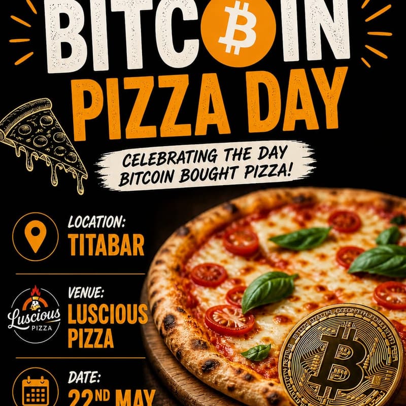 Cover Image for Bitcoin Pizza Day Titabar
