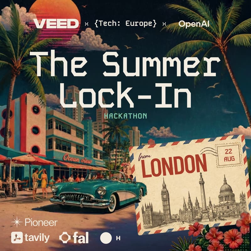 Cover Image for {Tech: Europe} x VEED Hackathon | The Summer Lock-In