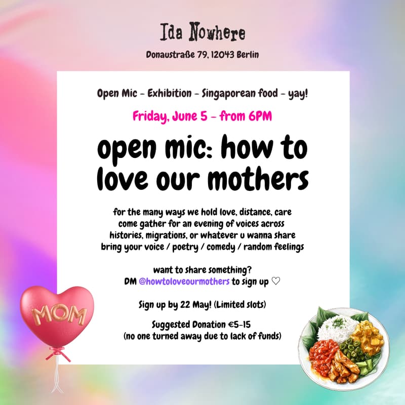 Cover Image for Open Mic: How To Love Our Mothers