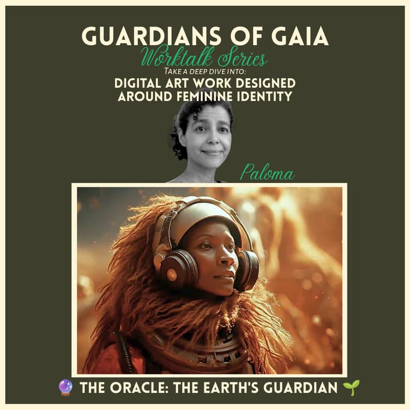 Cover Image for Guardians of Gaia Presents: Digital art work designed around feminine identity