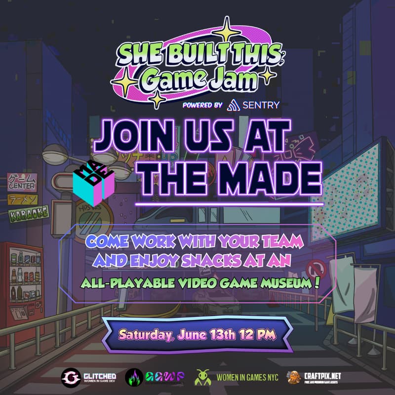 Cover Image for She Built This: Game Jam - The MADE