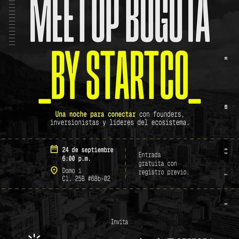 Cover Image for Meetup Bogotá By StartCo