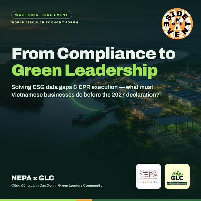 Cover Image for WCEF Side Event - From Compliance to Green Leadership: Solving ESG Data Gaps & EPR Execution