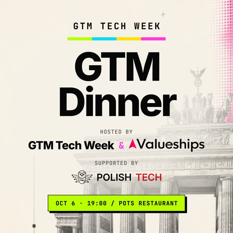 Cover Image for GTM Dinner Berlin: Agentic Go-To-Market