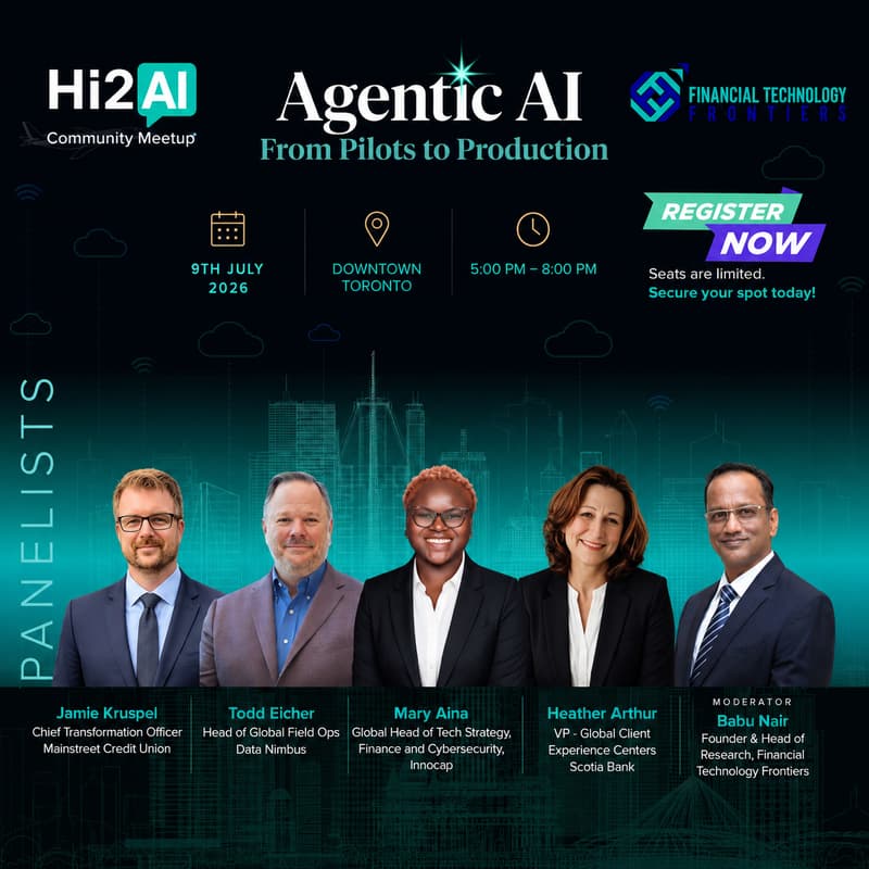 Cover Image for Agentic AI: From Pilots to Production Hi2AI Community Meetup | Financial Technology Frontiers (FTF)