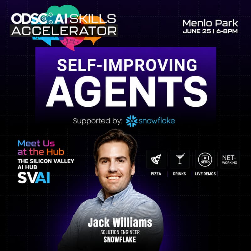 Cover Image for Self-Impoving Agents | ODSC AI and Snowflake