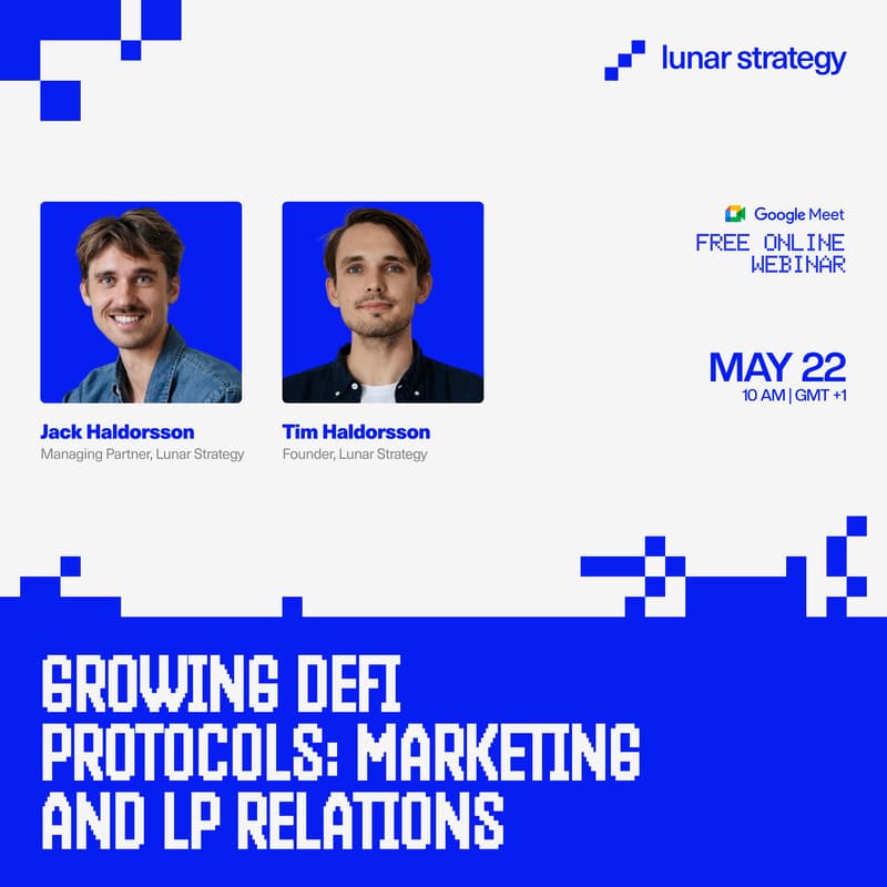 Cover Image for WEBINAR: DeFi Marketing & LP Relations