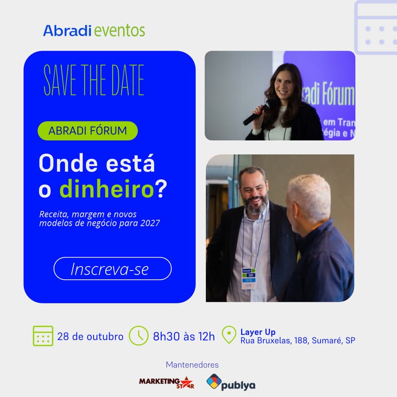 Cover Image for Onde está o dinheiro? | Abradi Fórum