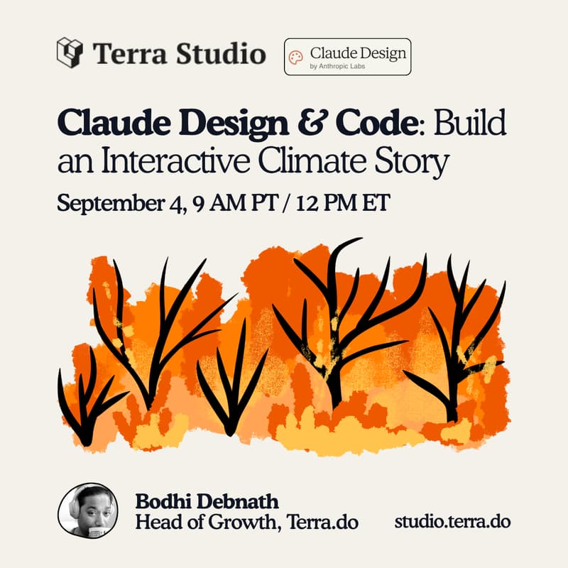 Cover Image for Live Build: Build a Climate Story with Claude Design & Claude Code
