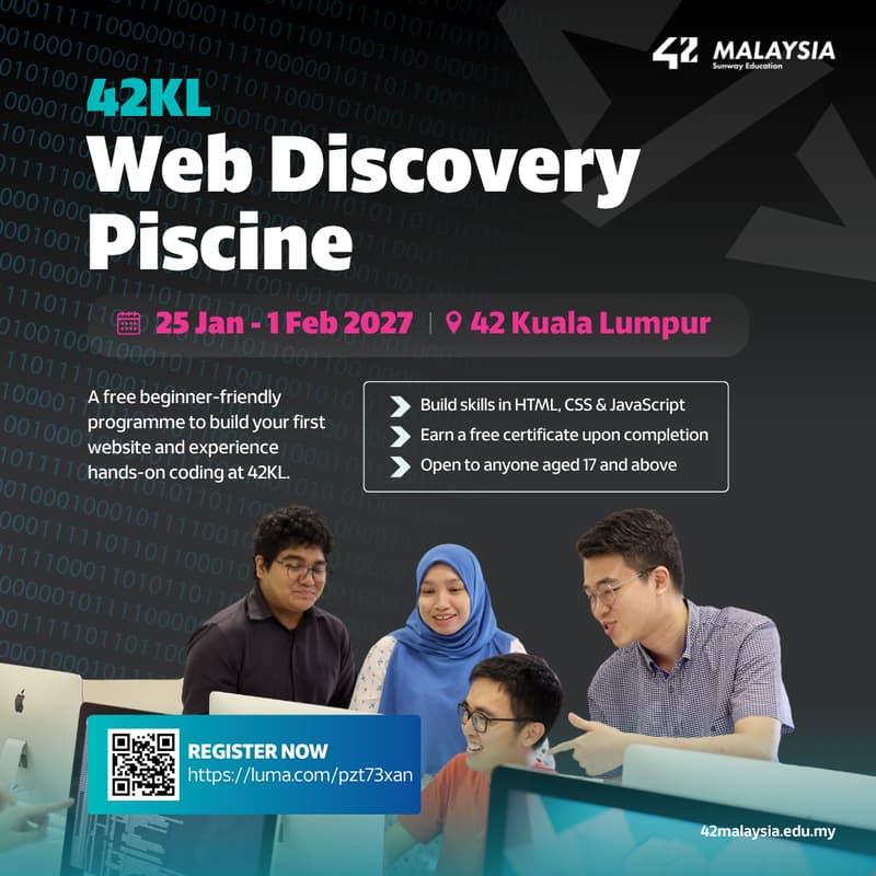 Cover Image for Web Discovery Piscine (42 Kuala Lumpur)