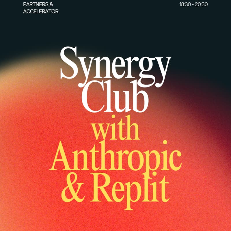 Cover Image for [VIP Dinner] Synergy Club w/ Anthropic & Replit & Korea Investment Partners & Accelerator