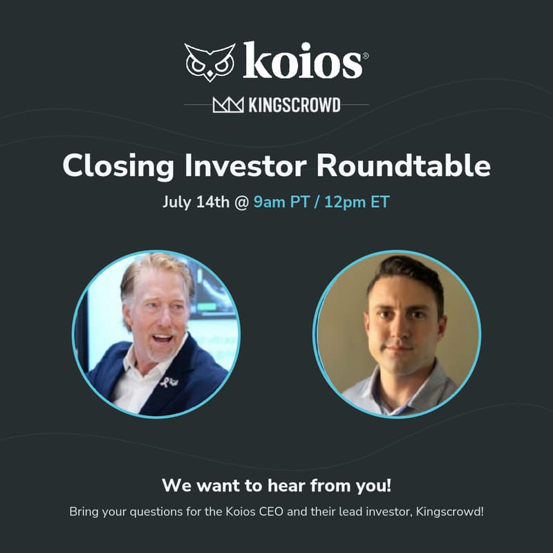 Cover Image for Koios & Kingscrowd: Closing Investor Roundtable
