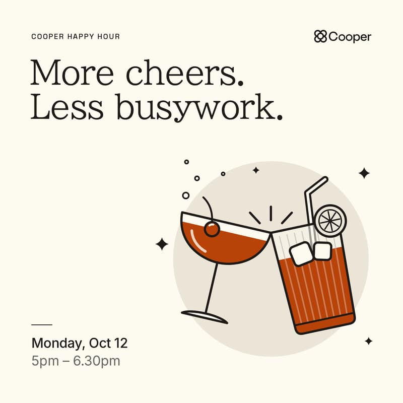 Cover Image for Cooper Happy Hour🍻