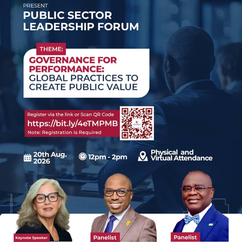 Cover Image for Public Sector Leadership Forum: Governance for Performance: Global Practices to Create Public Value