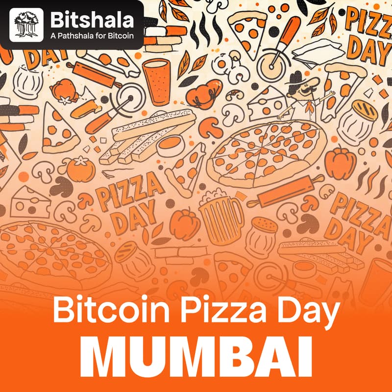 Cover Image for Bitcoin Pizza Day with Bitshala (Andheri, Mumbai)