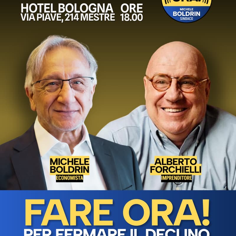 Cover Image for Fare ORA! per fermare il declino - Da Venezia a tutta l'Italia