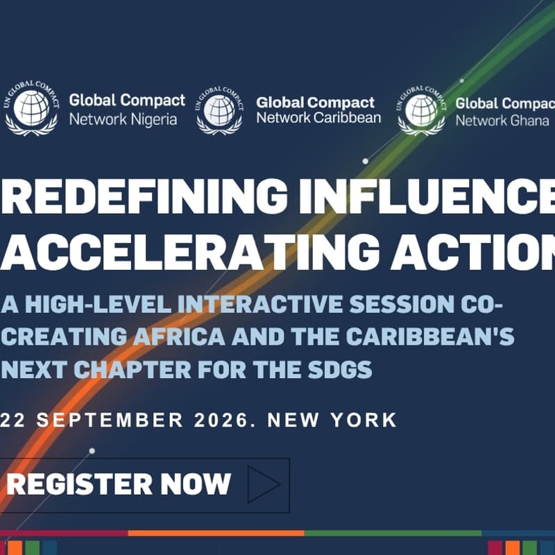 Cover Image for Redefining Influence, Accelerating Action: Co-Creating Africa and The Caribbean’s Next Chapter for the SDGs.