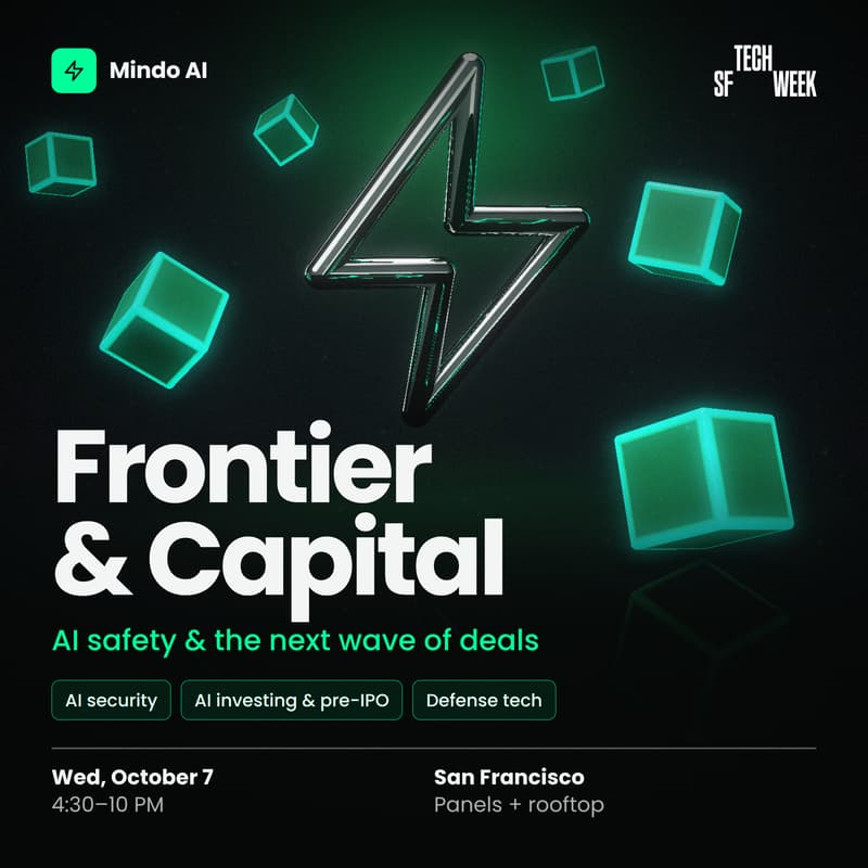 Cover Image for Frontier & Capital: AI Security & the Next Wave of Deals #SFTechWeek