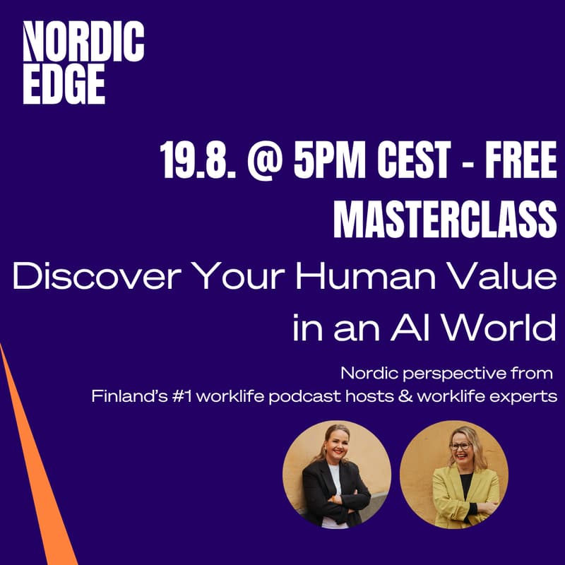 Cover Image for MASTERCLASS: Discover Your Human Value in the AI World