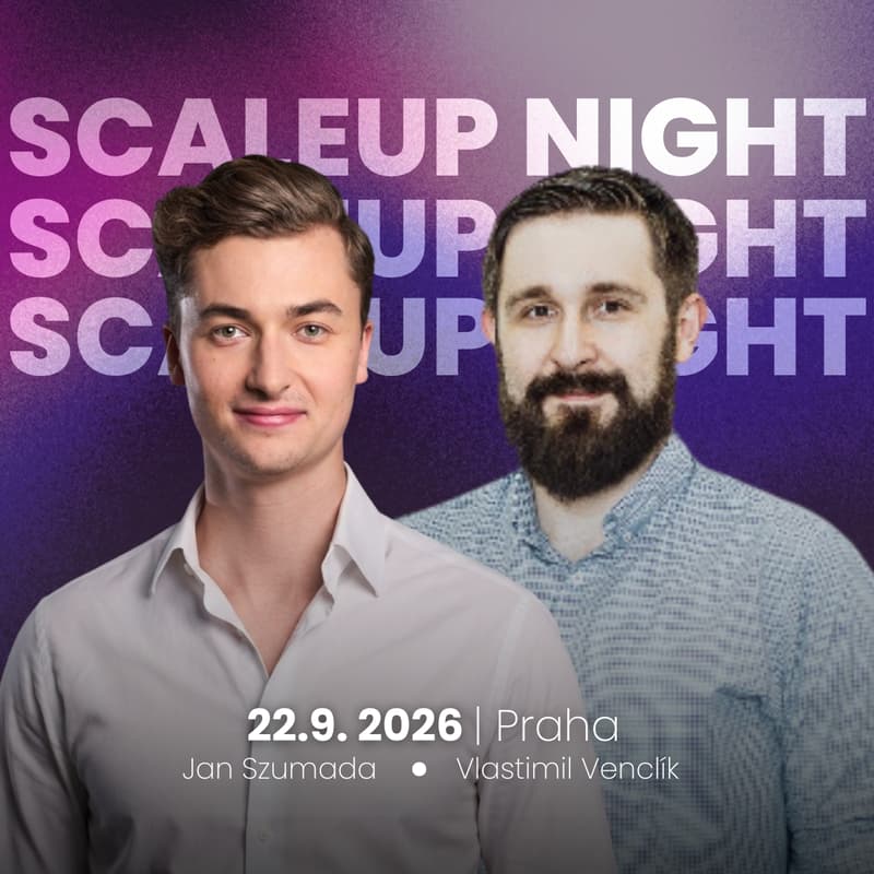 Cover Image for Scaleup Night #7: 1) Vlastimil Venclík (CEO Oddin a ValkaAI) 2) Jan Szumada (Warsaw Equity Group)