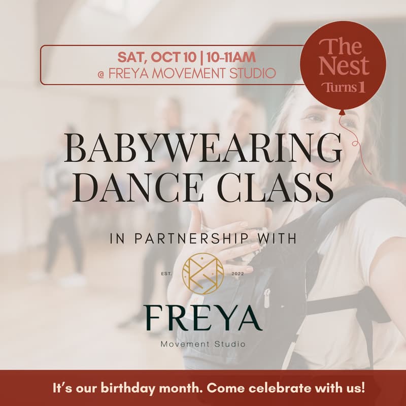 Cover Image for Babywearing Dance Class (FREE, Spots limited!)