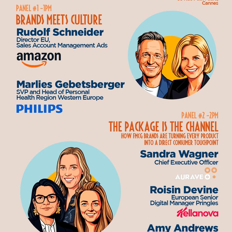 Cover Image for The FMCG Guys Live in Cannes with Philips, Amazon, AuraVeo, Kellanova and MARS United Commerce