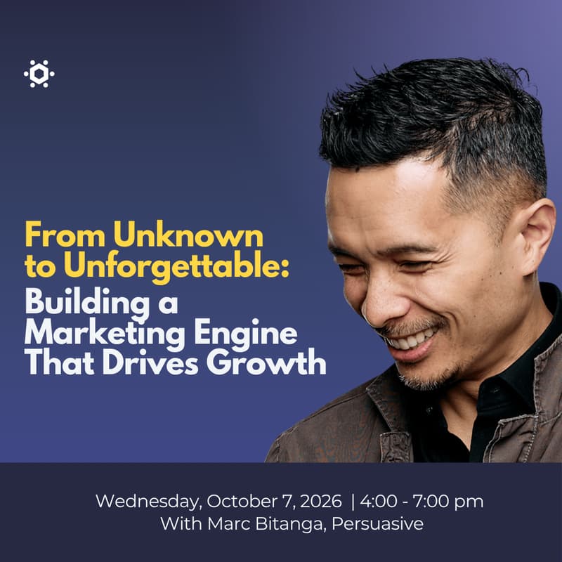 Cover Image for From Unknown to Unforgettable: Building a Marketing Engine That Drives Growth